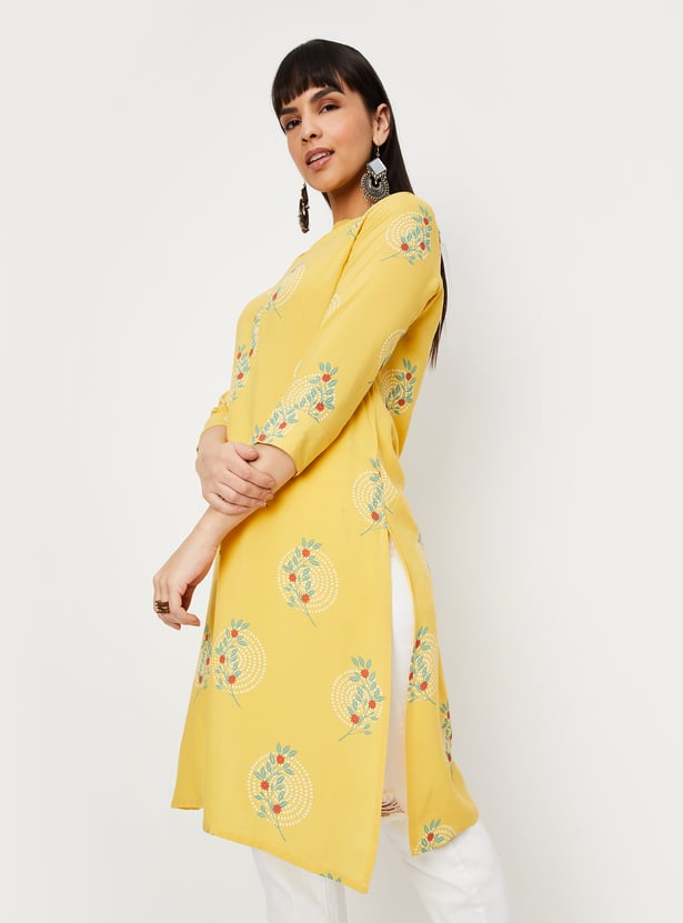 Women Printed Straight Kurta